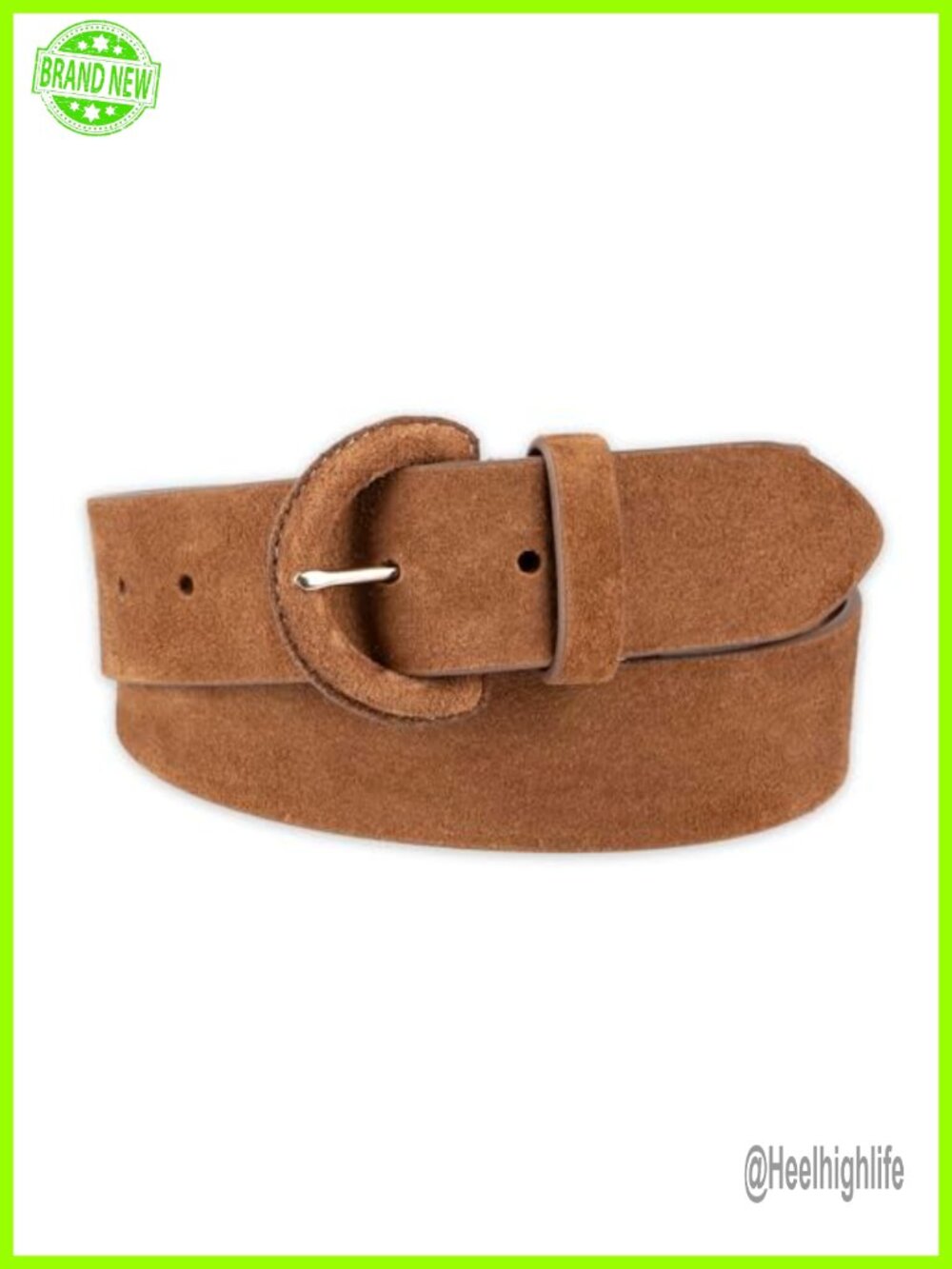Genuine Leather Covered Buckle Wide Width Belt for Dresses Jeans Trousers